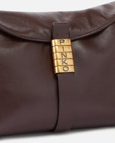 Borsa a spalla piccola Saddle Bag in pelle -  | Pinko