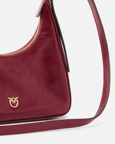 Borsa a spalla hobo piccola Miss PINKO Mini in pelle shiny -  | Pinko
