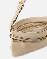 Borsa a spalla grande Belt Bag Big in suede -  | Pinko