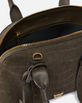 Borsa a mano piccola Escape Bag in pelle stampa coccodrillo -  | Pinko