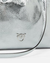Borsa a mano piccola in pelle laminata -  | Pinko