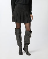 Minigonna con strass -  | Pinko