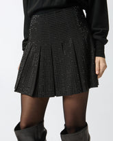 Minigonna con strass -  | Pinko