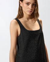 Vestito corto full strass -  | Pinko