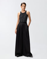 Canotta con strass e borchie -  | Pinko