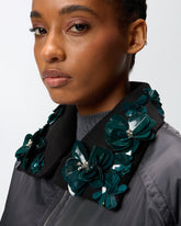 Giacca blouson con decorazione gioiello -  | Pinko