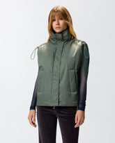 Technical fabric down vest -  | Pinko