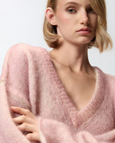 Maglione ampio in misto lana mohair -  | Pinko