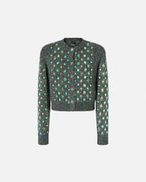 Cardigan con ricamo gioiello -  | Pinko