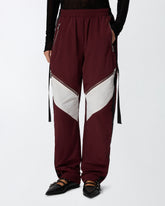 Pantaloni sportivi oversize con zip -  | Pinko
