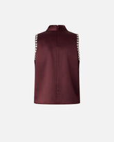 Sleeveless top with sash neck -  | Pinko