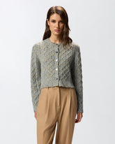 Cardigan in maglia multicolore -  | Pinko