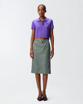 Falda longuette con strass y tachuelas -  | Pinko