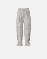 Pantaloni con strass e borchie -  | Pinko