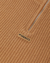 Scaldacollo in maglia con zip -  | Pinko