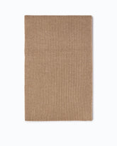 Sciarpa in misto lana e cashmere a coste - Marrone | Pinko