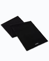 Sciarpa in misto lana e cashmere a coste - Nero | Pinko