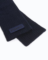 Long gloves with PINKO logo lettering - Blue | Pinko