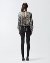 Blusa effetto laminato -  | Pinko