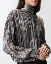 Blusa effetto laminato -  | Pinko