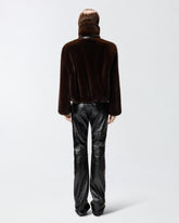 Giacca blouson effetto pelliccia -  | Pinko