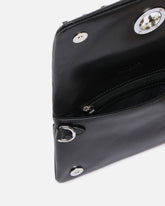 Love Bag Click Soft Horizontal Mini crossbody clutch in leather with studs -  | Pinko