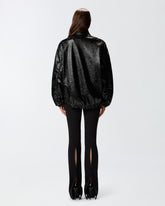 Bomber oversize effetto vernice -  | Pinko
