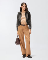 Maglia cropped con logo Love Birds -  | Pinko