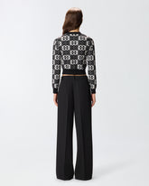 Maglia cropped con logo Love Birds -  | Pinko