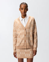 Cardigan con logo Love Birds -  | Pinko