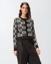 Cardigan con logo Love Birds -  | Pinko