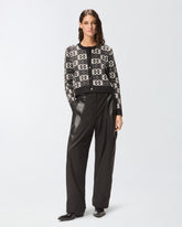 Cardigan con logo Love Birds -  | Pinko