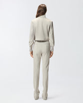 Giacca cropped aderente con coulisse -  | Pinko