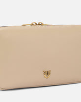 Horizontal Bag medium shoulder bag in suede -  | Pinko