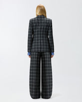 Giacca doppiopetto a quadri -  | Pinko