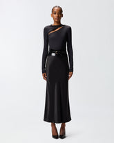 Gonna midi in satin -  | Pinko