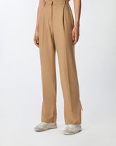 Pantaloni wide-leg con cinturini -  | Pinko