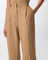Pantaloni wide-leg con cinturini -  | Pinko