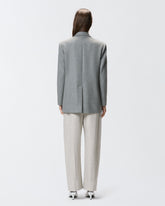 Giacca doppiopetto in misto lana -  | Pinko