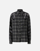 Camicia a quadri con pizzo -  | Pinko