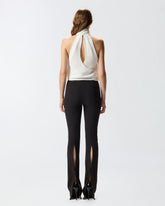 Top all'americana con apertura sul retro -  | Pinko