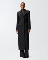 Cappotto lungo in panno -  | Pinko