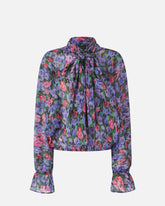 Blusa a fiori con volant -  | Pinko