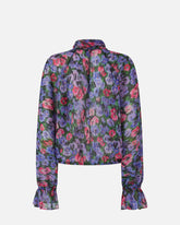 Blusa a fiori con volant -  | Pinko