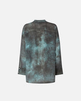 Camicia con stampa trompe-l'œil e collo a fusciacca -  | Pinko