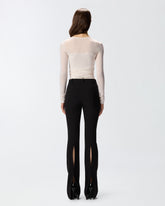 Maglia effetto annodato in misto lana -  | Pinko