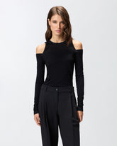 Maglia a maniche lunghe con spalle scoperte -  | Pinko