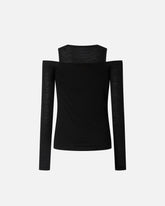 Maglia a maniche lunghe con spalle scoperte -  | Pinko