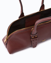 Μεγάλη τσάντα ώμου Escape Bag Horizontal από δέρμα full grain -  | Pinko