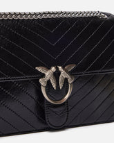 Borsa a mano media Love Bag One in pelle chevron -  | Pinko